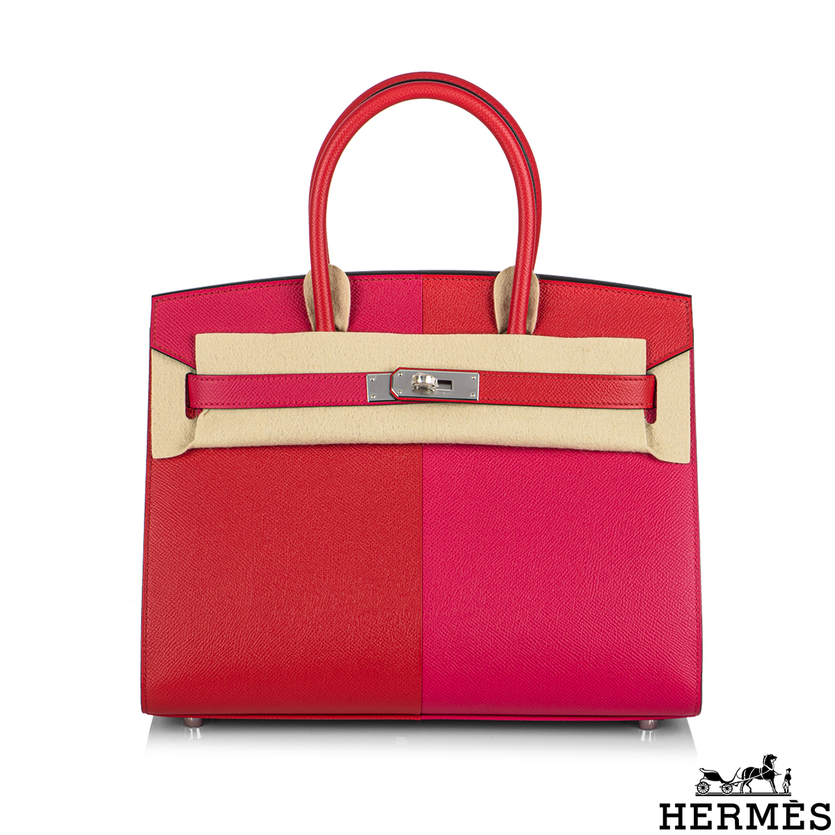 Hermès Birkin 30cm Rouge Casaque Epsom Leather with Palladium Hardware  Stamp Q 2013 - BoutiQi Bags